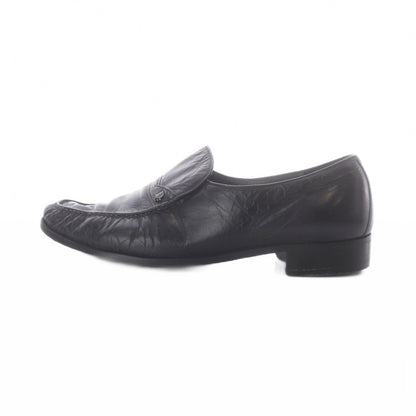 Dior Monsieur Loafers Shoes Logo Leather Black — view 2