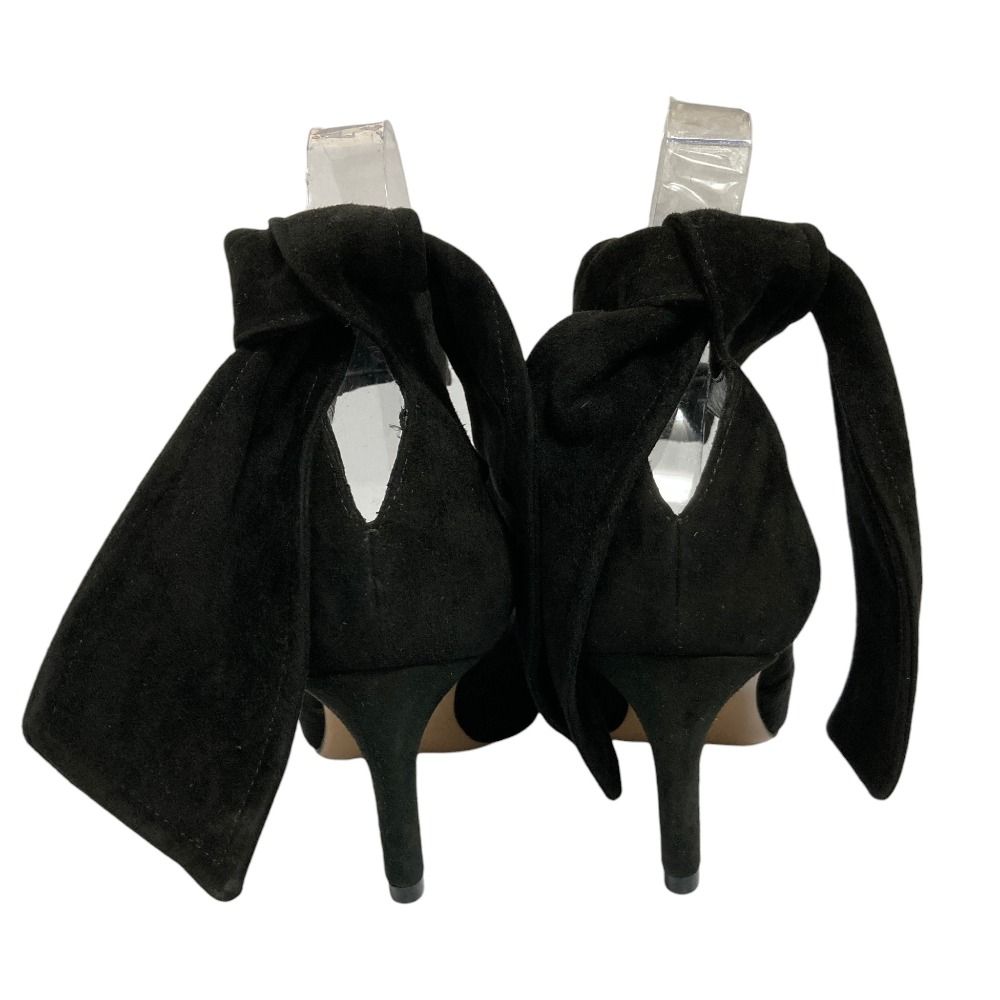 Dior Suede Backstrap Pointed Toe Pumps Black Spring Summer Fall Winter Heels — view 3
