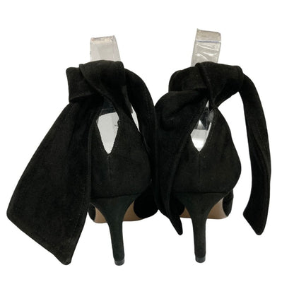 Dior Suede Backstrap Pointed Toe Pumps Black Spring Summer Fall Winter Heels — view 3