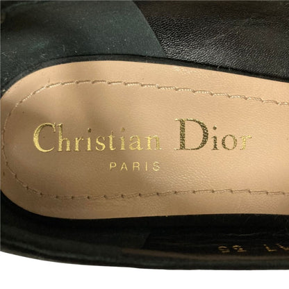 Dior Suede Backstrap Pointed Toe Pumps Black Spring Summer Fall Winter Heels — view 6