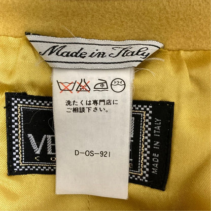 Versace Gianni Vintage Medusa Button Long Coat Yellow Autumn Winter — view 8