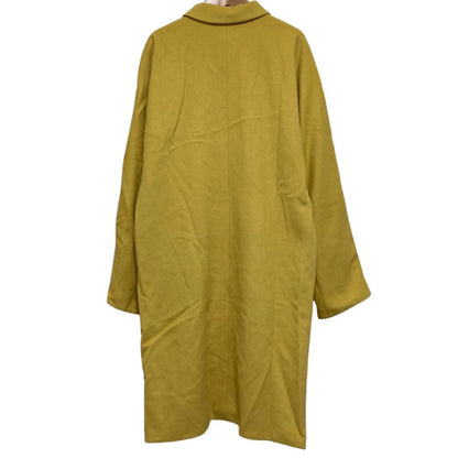 Versace Gianni Vintage Medusa Button Long Coat Yellow Autumn Winter — view 4
