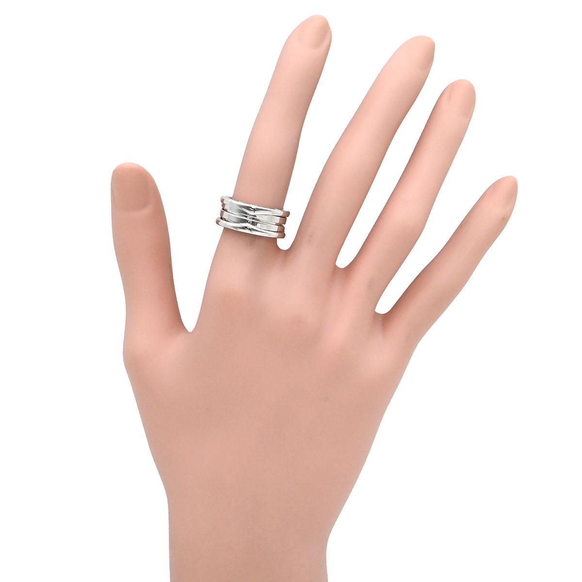 Bvlgari Ring B.zero1 Band White Gold 51 — view 7