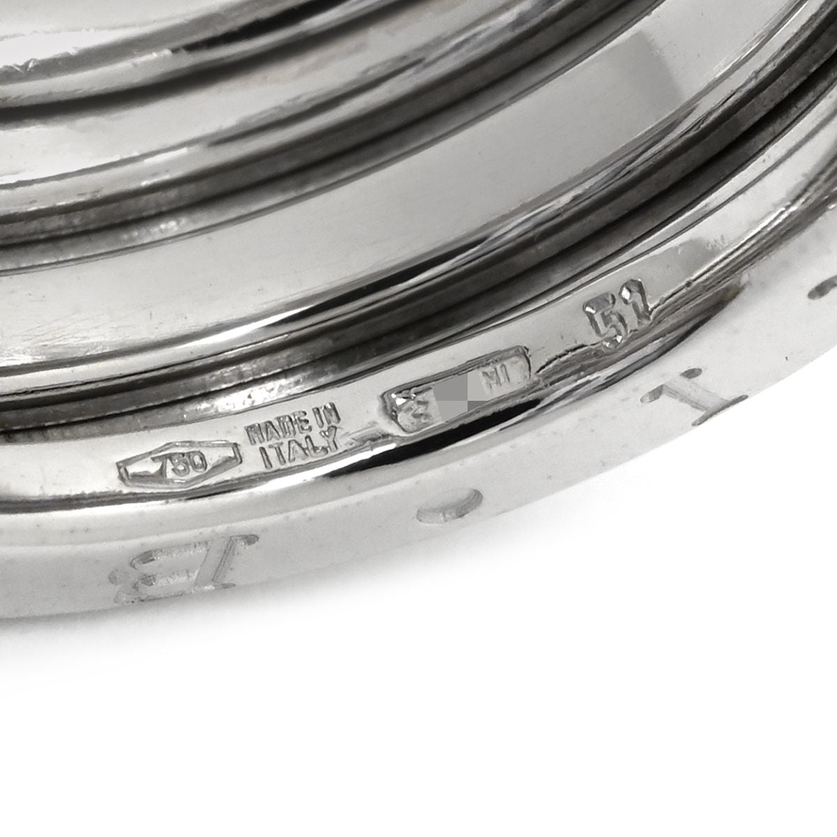 Bvlgari Ring B.zero1 Band White Gold 51 — view 5