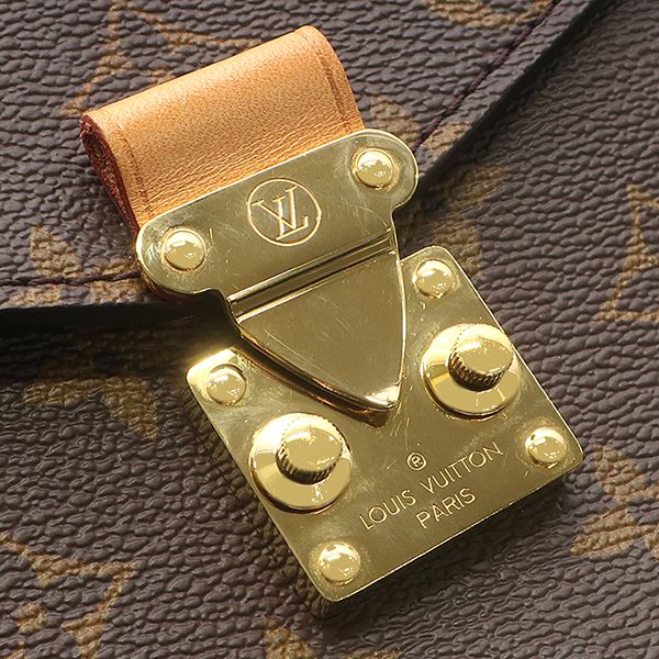 Louis Vuitton 2-Way Bag Pochette Metis MM Monogram Canvas Gold Brown Shoulder — view 7