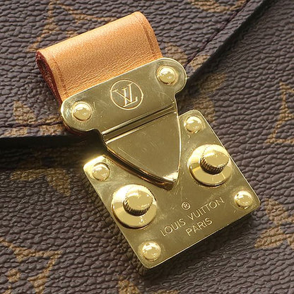 Louis Vuitton 2-Way Bag Pochette Metis MM Monogram Canvas Gold Brown Shoulder — view 7