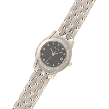 Gucci Watch Black Diamond Stainless Steel Quartz — view 2