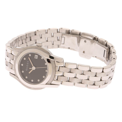 Gucci Watch Black Diamond Stainless Steel Quartz — view 3