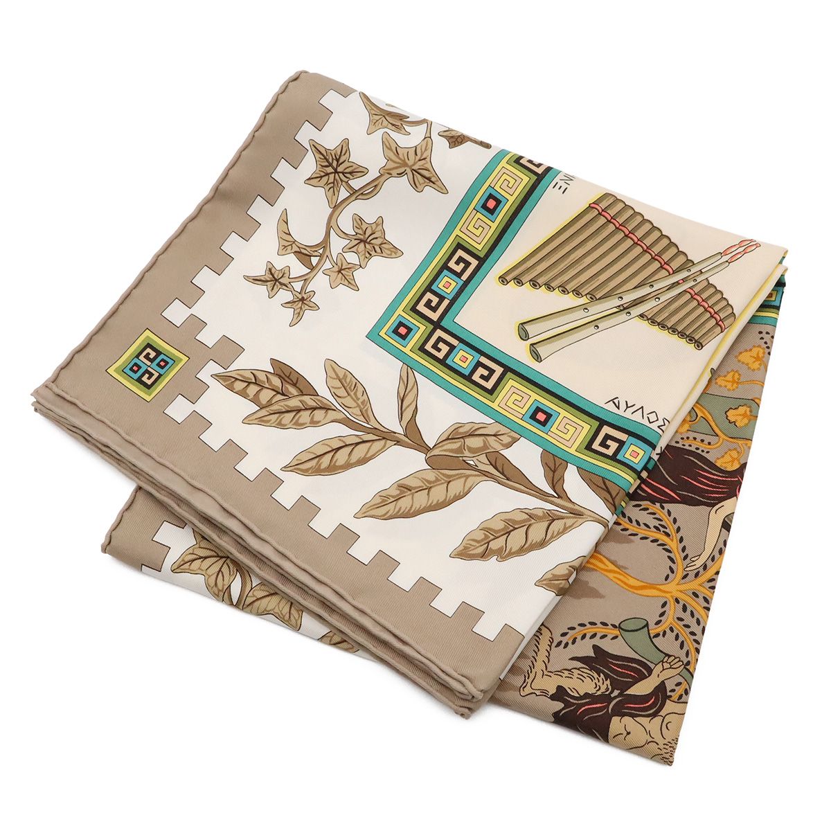 Hermes Carre 90 Scarf Large Musique Des Dieux Music of the Gods Silk 100% — view 2