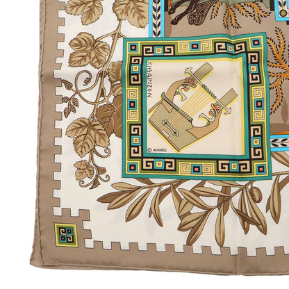 Hermes Carre 90 Scarf Large Musique Des Dieux Music of the Gods Silk 100% — view 5