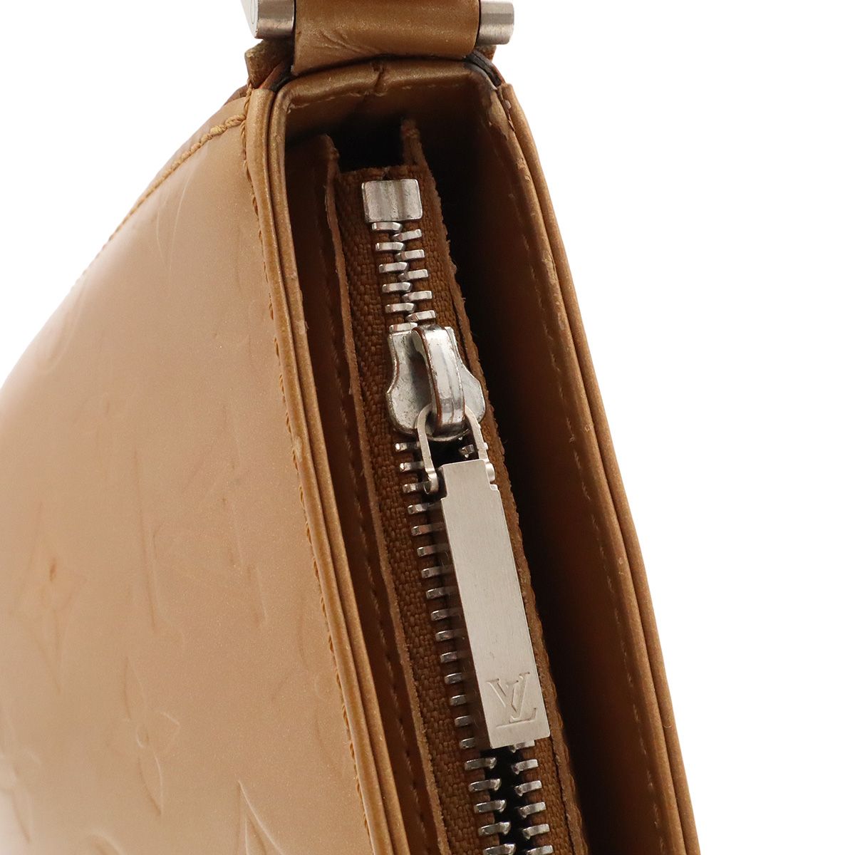 Louis Vuitton Monogram Matt Fowler Shoulder Bag Leather Ambre Gold — view 6