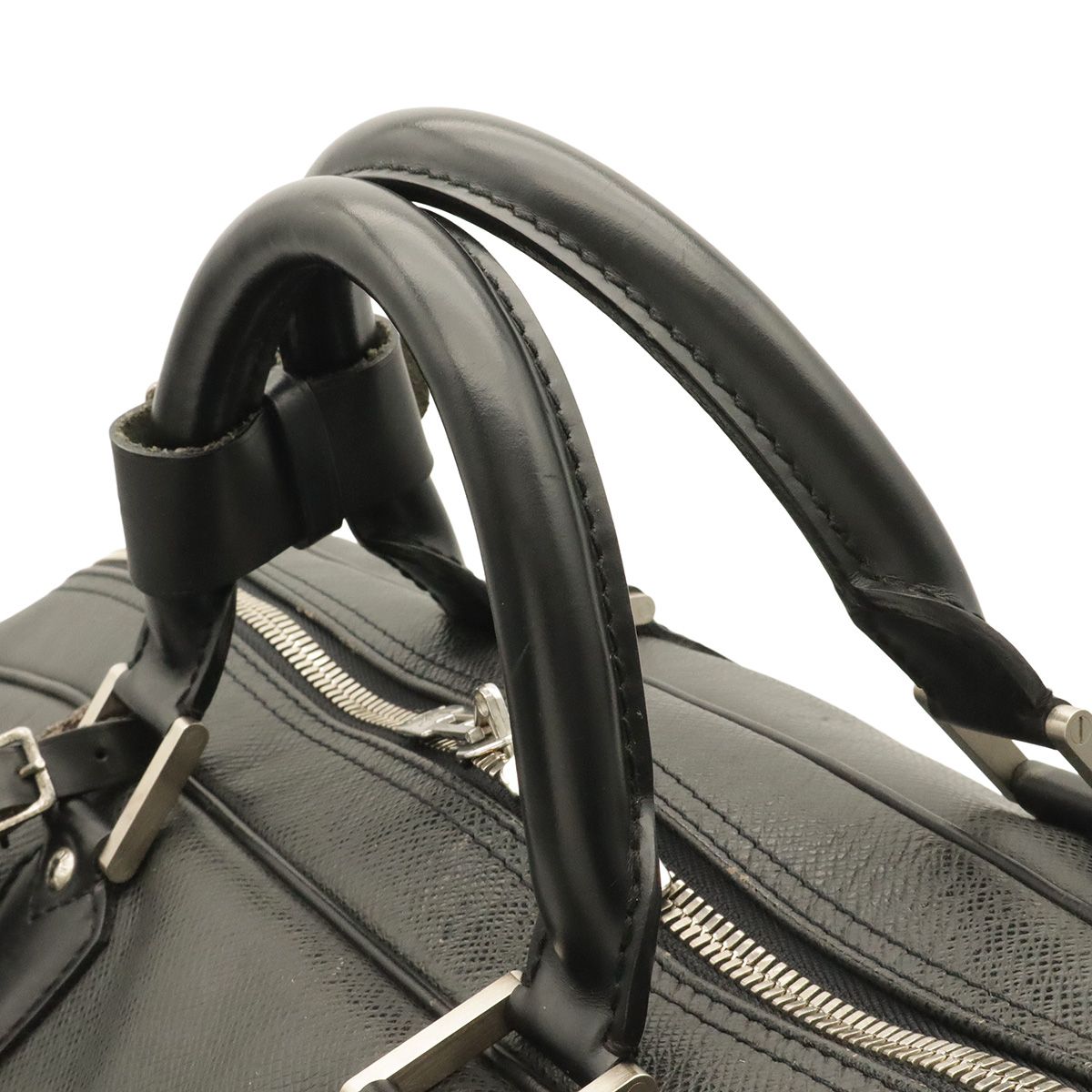 Louis Vuitton Taiga Kendall 55 Boston Bag 2-Way Purse Travel Ardoise Black — view 5