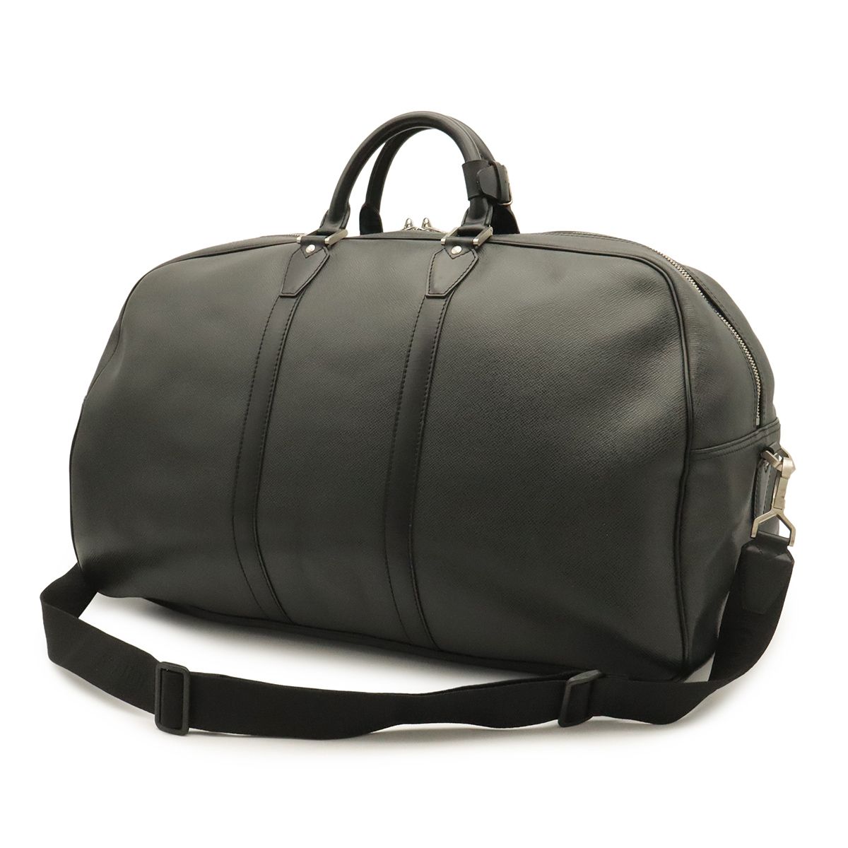 Louis Vuitton Taiga Kendall 55 Boston Bag 2-Way Purse Travel Ardoise Black — view 2
