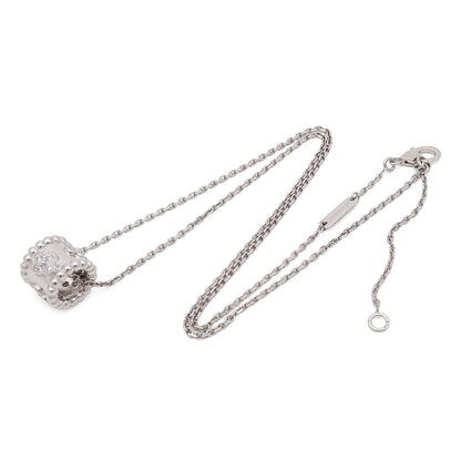 Van Cleef & Arpels Perlee Clover Pendant 18k White Gold Diamond — view 2
