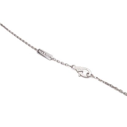 Van Cleef & Arpels Perlee Clover Pendant 18k White Gold Diamond — view 5