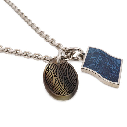 Hermes Parade Necklace Chain Buffalo Horn Lacquer Metal — view 4