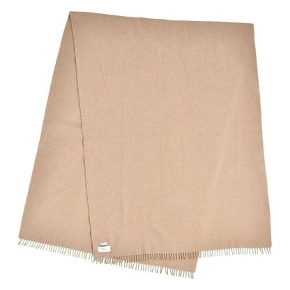 Hermes Martin Margiela Era Scarf Shawl Large Fringe Cashmere Wool Beige