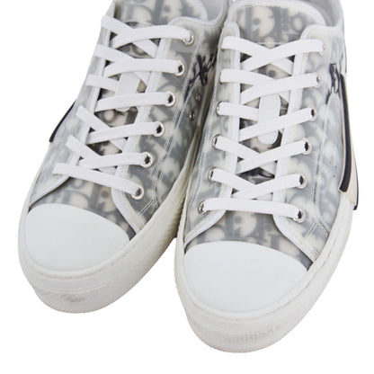Dior Sneakers B23 Low Cut Trotter Oblique Shoes Canvas Rubber White Homme — view 3