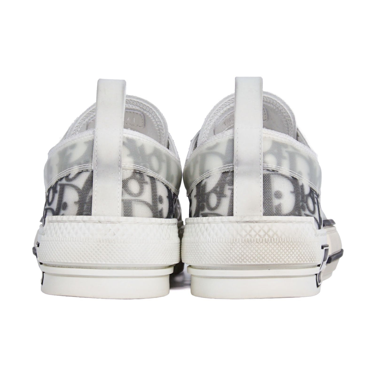 Dior Sneakers B23 Low Cut Trotter Oblique Shoes Canvas Rubber White Homme — view 5