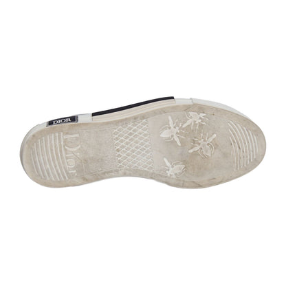 Dior Sneakers B23 Low Cut Trotter Oblique Shoes Canvas Rubber White Homme — view 8