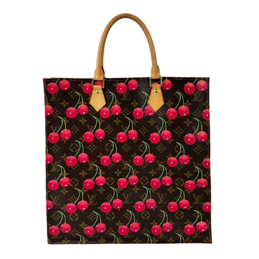 Louis Vuitton Handbag Monogram Cherry Takashi Murakami Sac Plat
