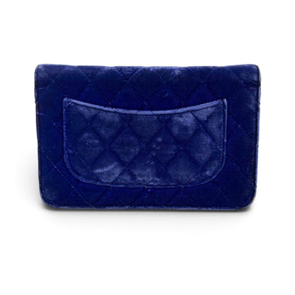 Chanel Coco Velour Chain Wallet Mark Fabric Mini Shoulder Bag — view 4