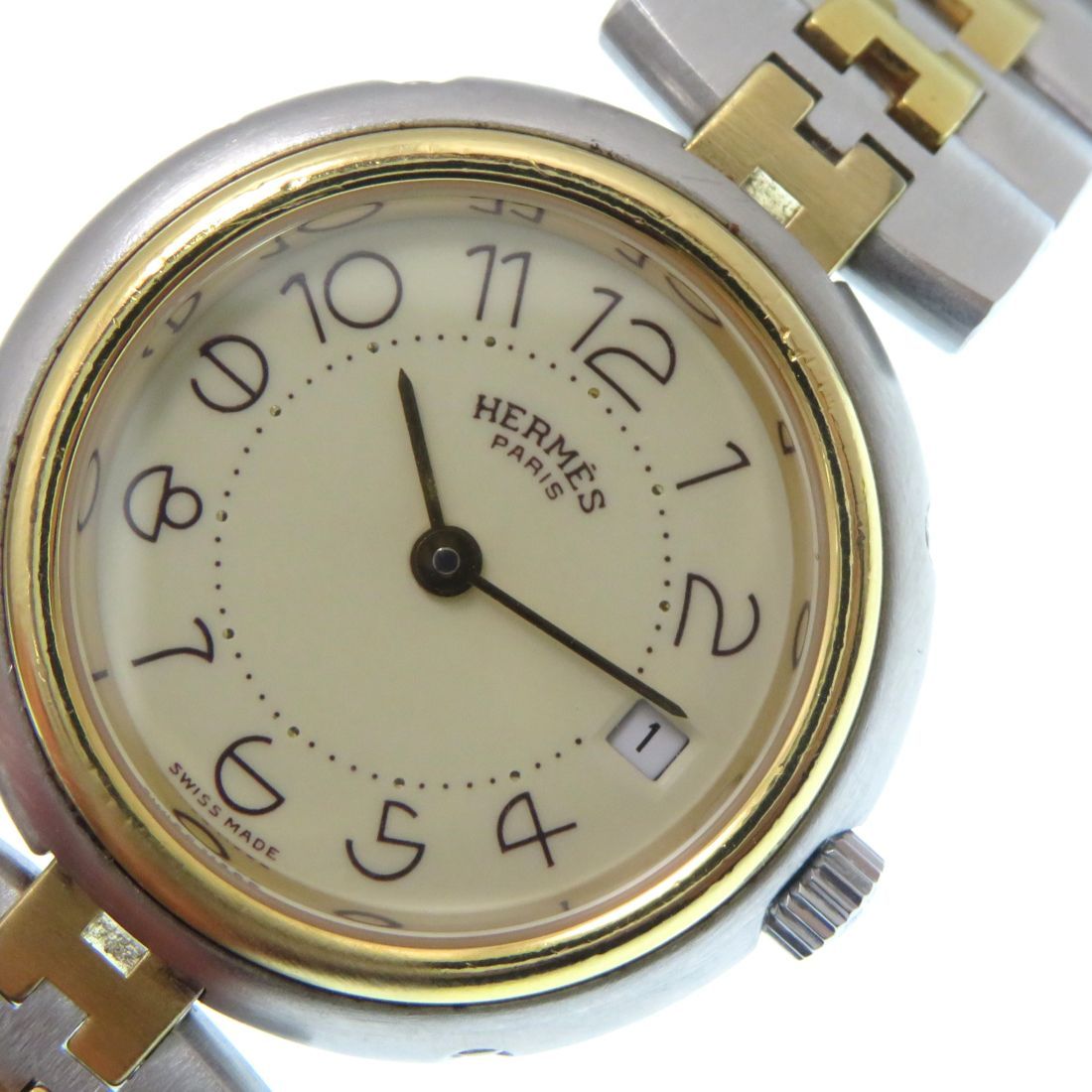 Hermes Profile Watch Ivory Dial Quartz — view 7