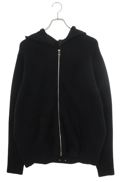 Chrome Hearts Sailin on Zip HD 3 Cross Patch Cashmere Zip UP Hoodie