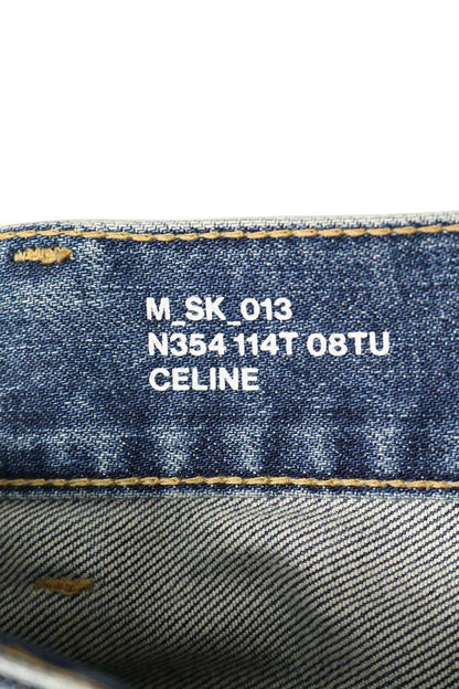 Celine Vintage Union Wash Skinny Denim Pants 33 — view 3