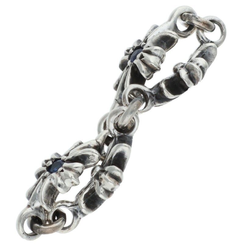 Chrome Hearts Ring Tiny CH Plus Sap Sapphire Silver — view 5