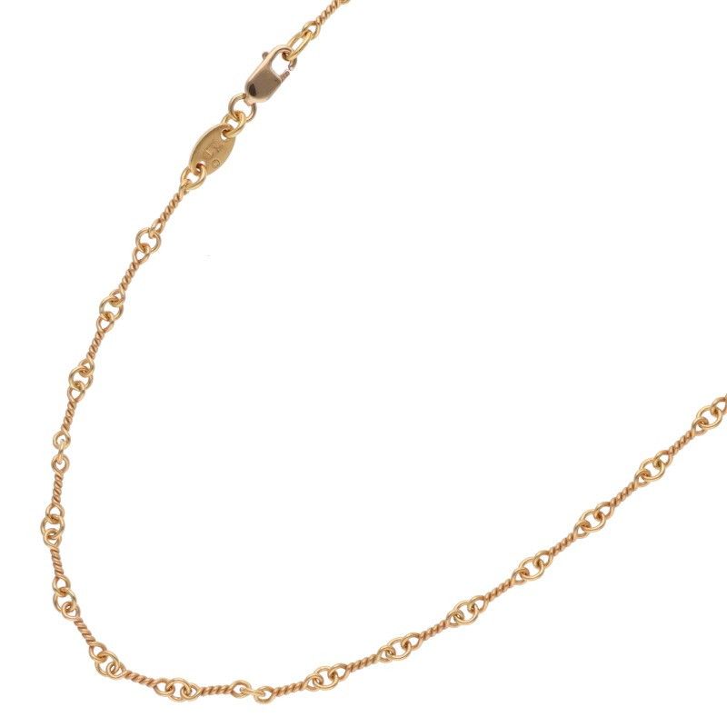 Chrome Hearts Neckchain Twist Chain Gold Necklace