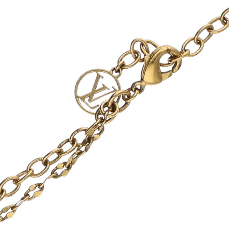 Louis Vuitton Collier Blooming Strass Monogram Flower Chain Necklace — view 3
