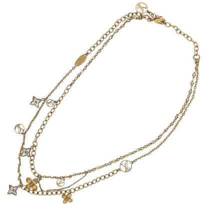 Louis Vuitton Collier Blooming Strass Monogram Flower Chain Necklace — view 2
