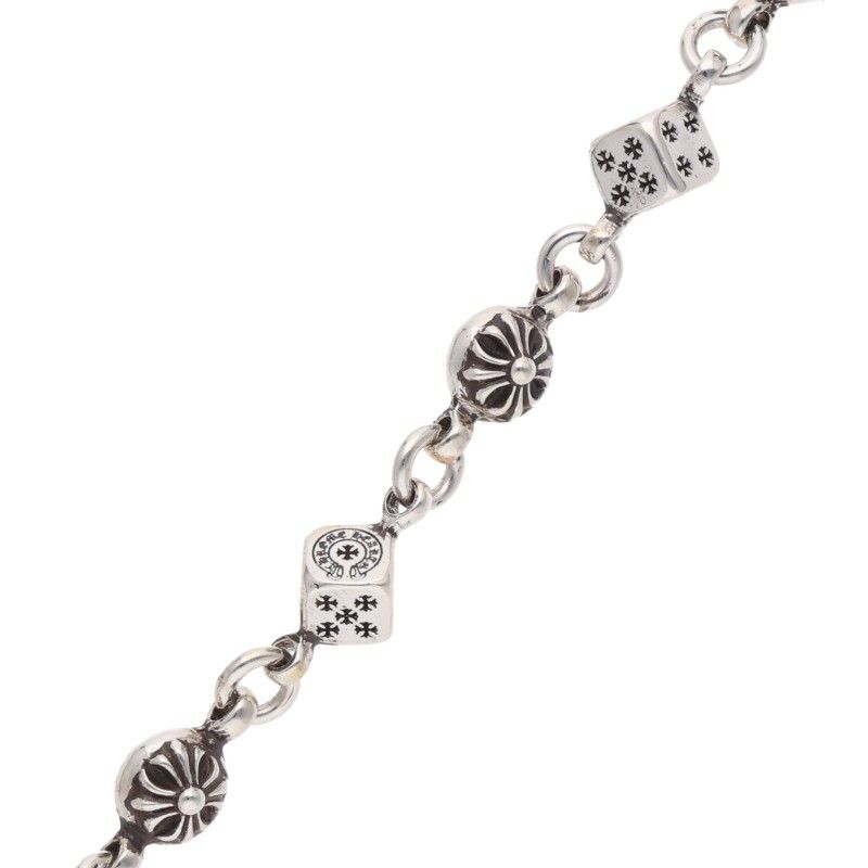 Chrome Hearts Dice Cross Ball Silver Bracelet — view 5