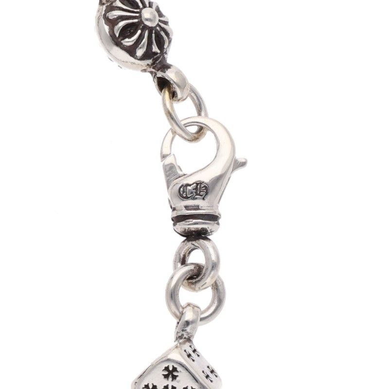Chrome Hearts Dice Cross Ball Silver Bracelet — view 3