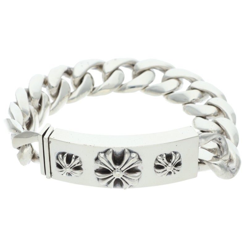 Chrome Hearts ID Vintage Silver Bracelet