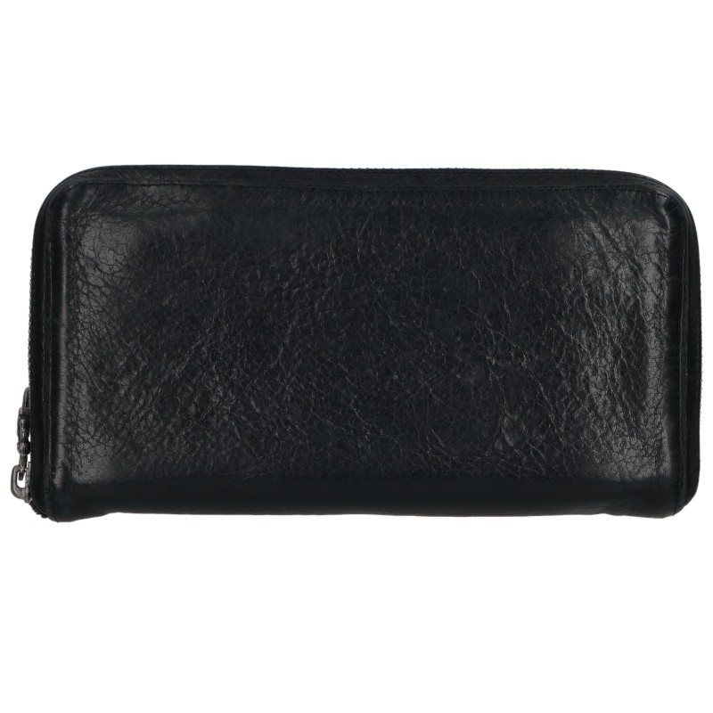 Chrome Hearts Rec Zip Round Zip Leather Wallet — view 2