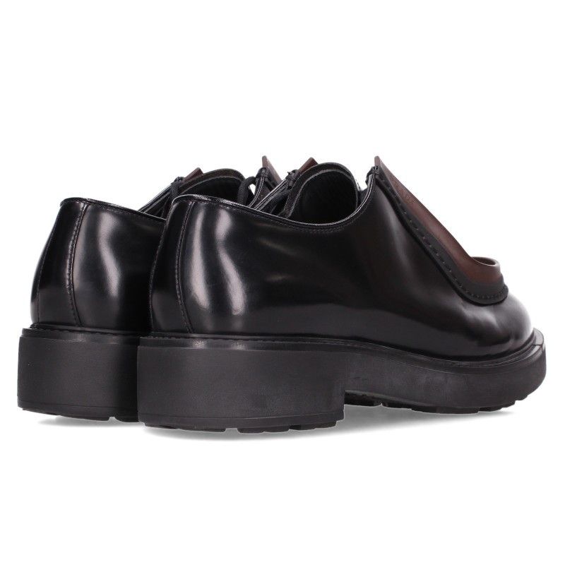 Prada Diapason Leather Derby Shoes 9.5 — view 2