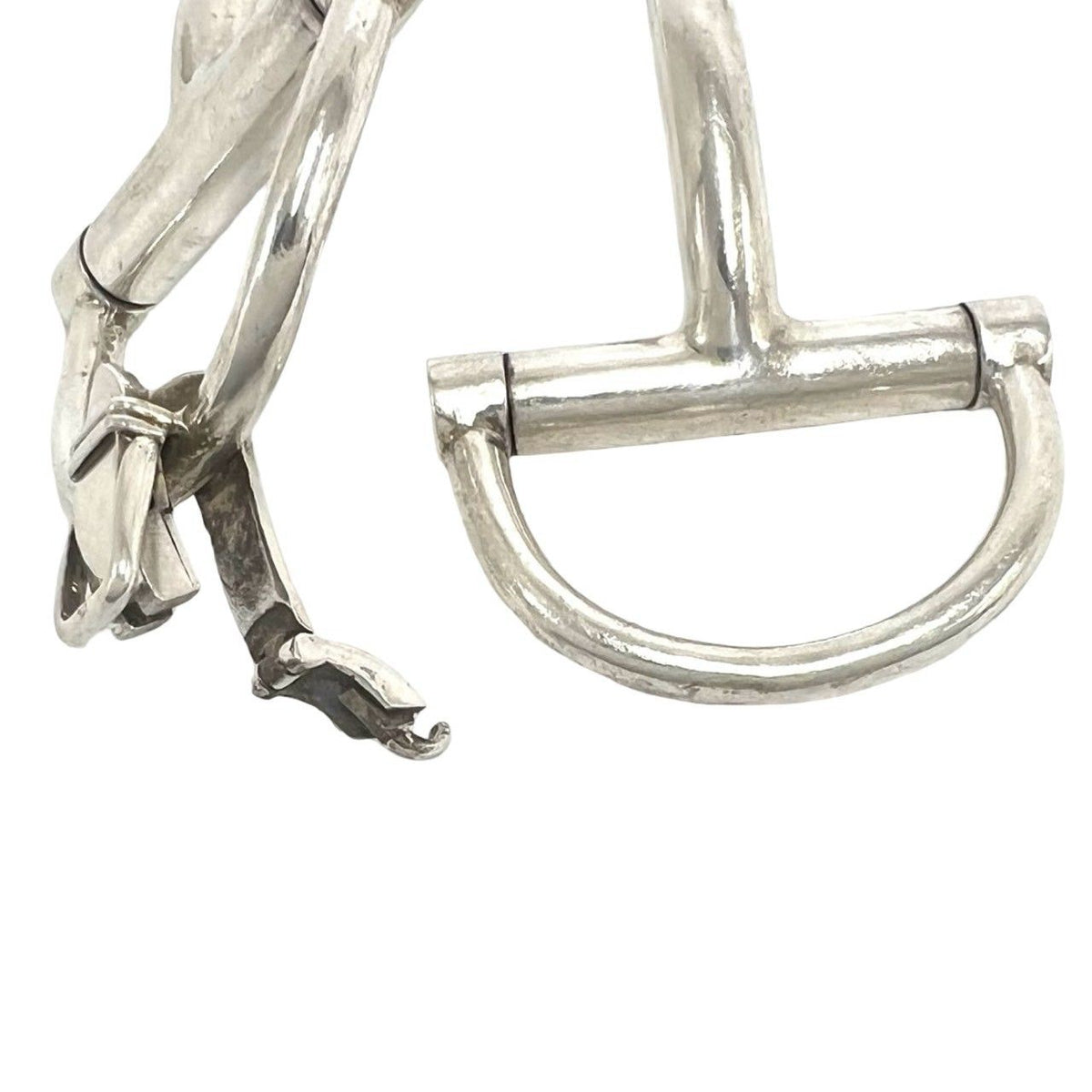 Hermes Vintage Horsebit Bracelet 925 Sterling Silver — view 4