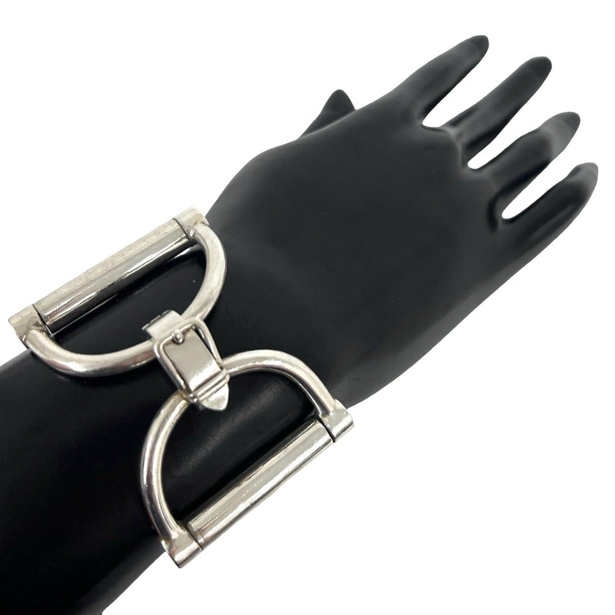 Hermes Vintage Horsebit Bracelet 925 Sterling Silver — view 2