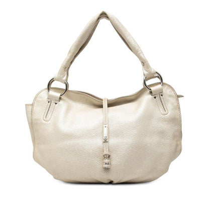 Celine Bittersweet Handbag White Leather