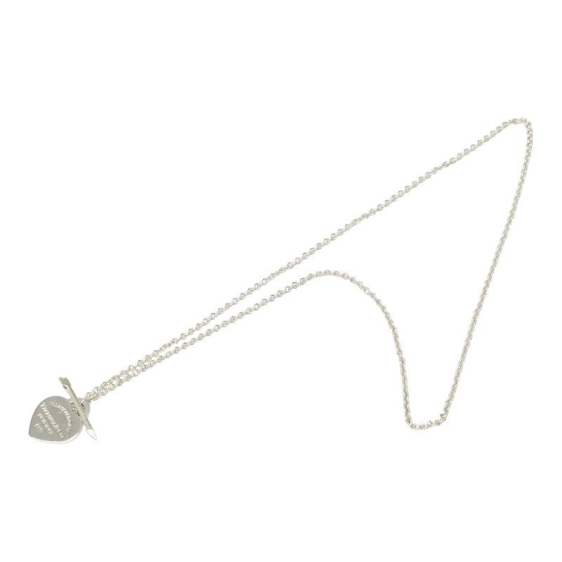 Tiffany & Co Return to Love Track Heart Arrow Chain Pendant 925 — view 5