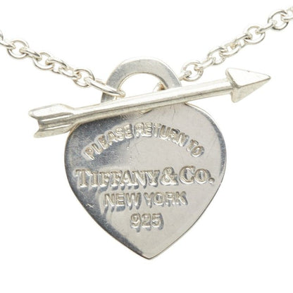 Tiffany & Co Return to Love Track Heart Arrow Chain Pendant 925 — view 3