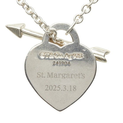 Tiffany & Co Return to Love Track Heart Arrow Chain Pendant 925 — view 4