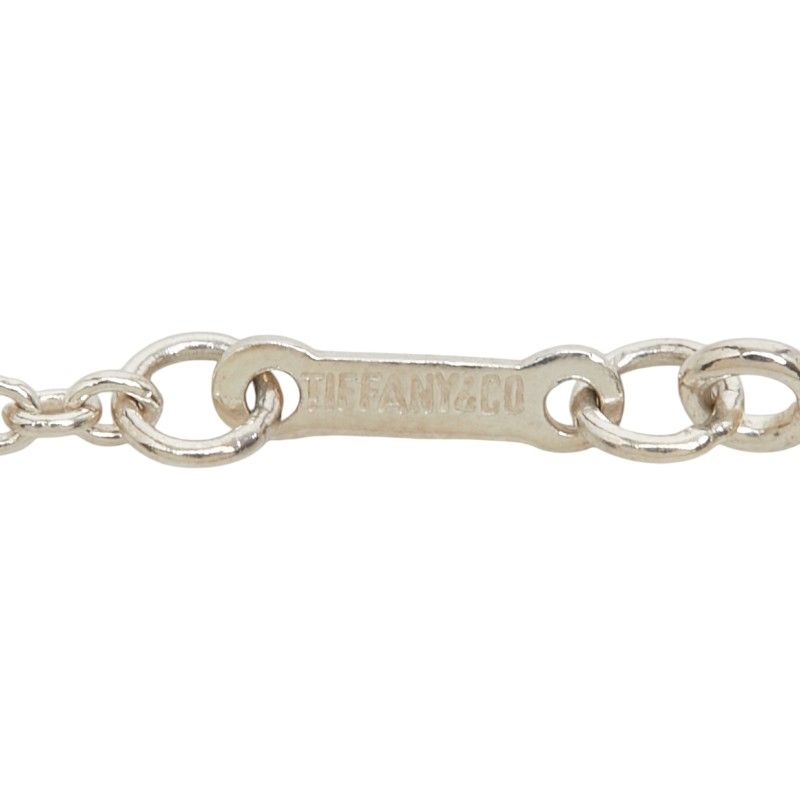 Tiffany & Co Open Heart Long Necklace Silver — view 6