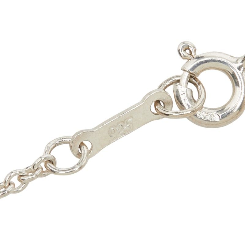 Tiffany & Co Open Heart Long Necklace Silver — view 8