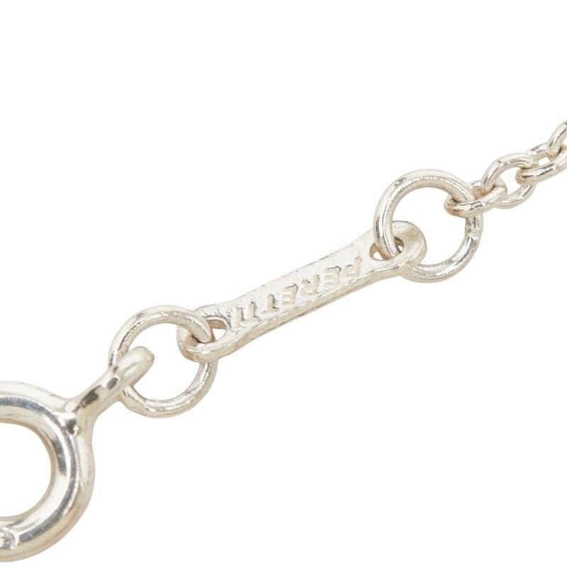 Tiffany & Co Open Heart Long Necklace Silver — view 7