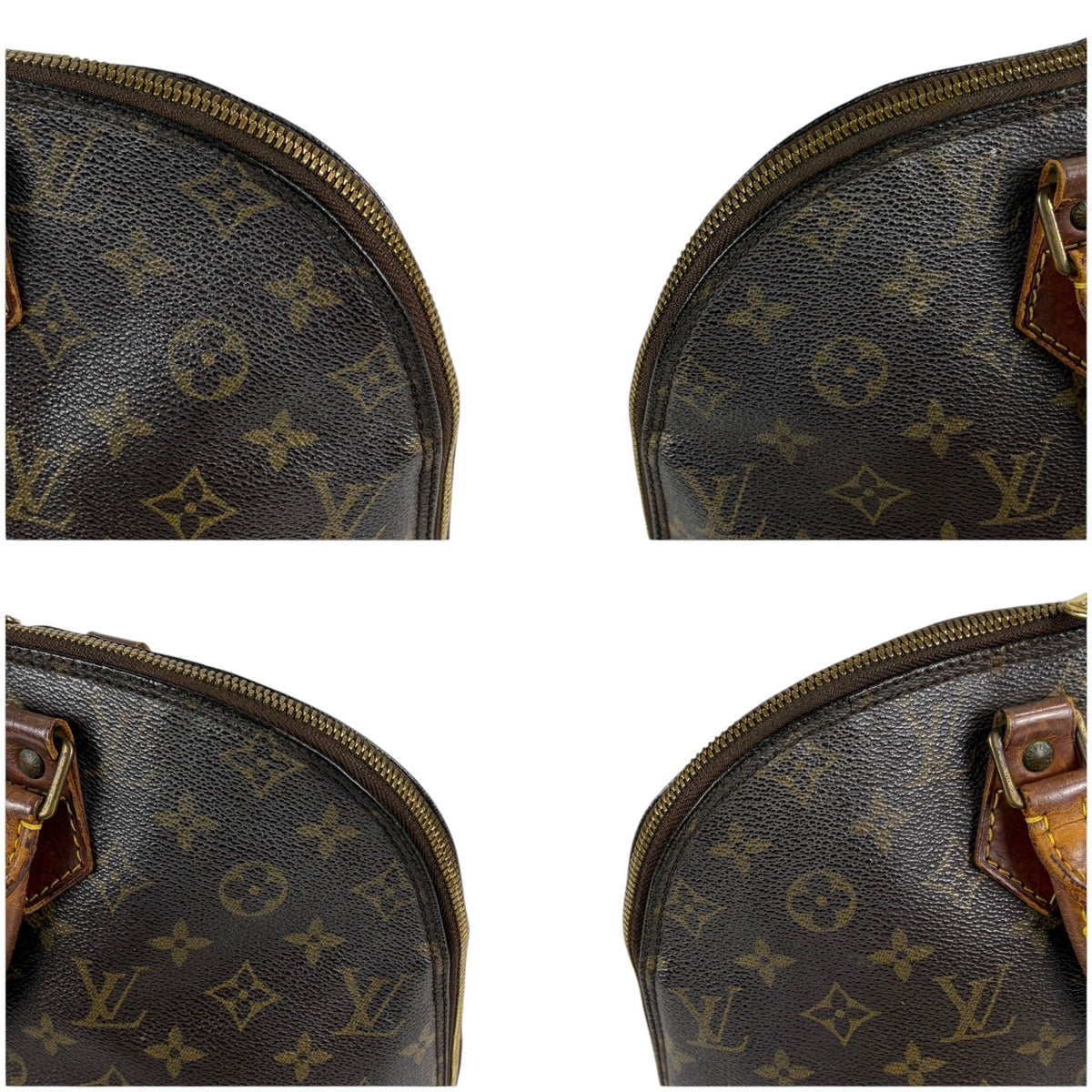 Louis Vuitton Alma PM Handbag Dome Shape Monogram Pattern Brown Lambskin — view 5