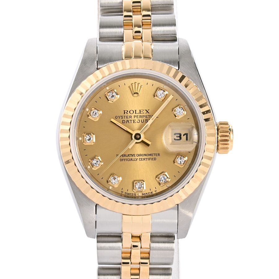 Rolex Watch Datejust Gold
