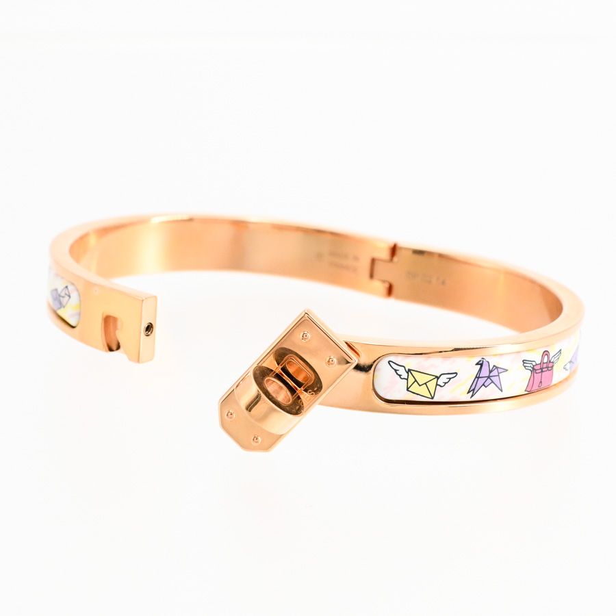 Hermes Bangle Mini Clic Kelly Bracelet — view 4